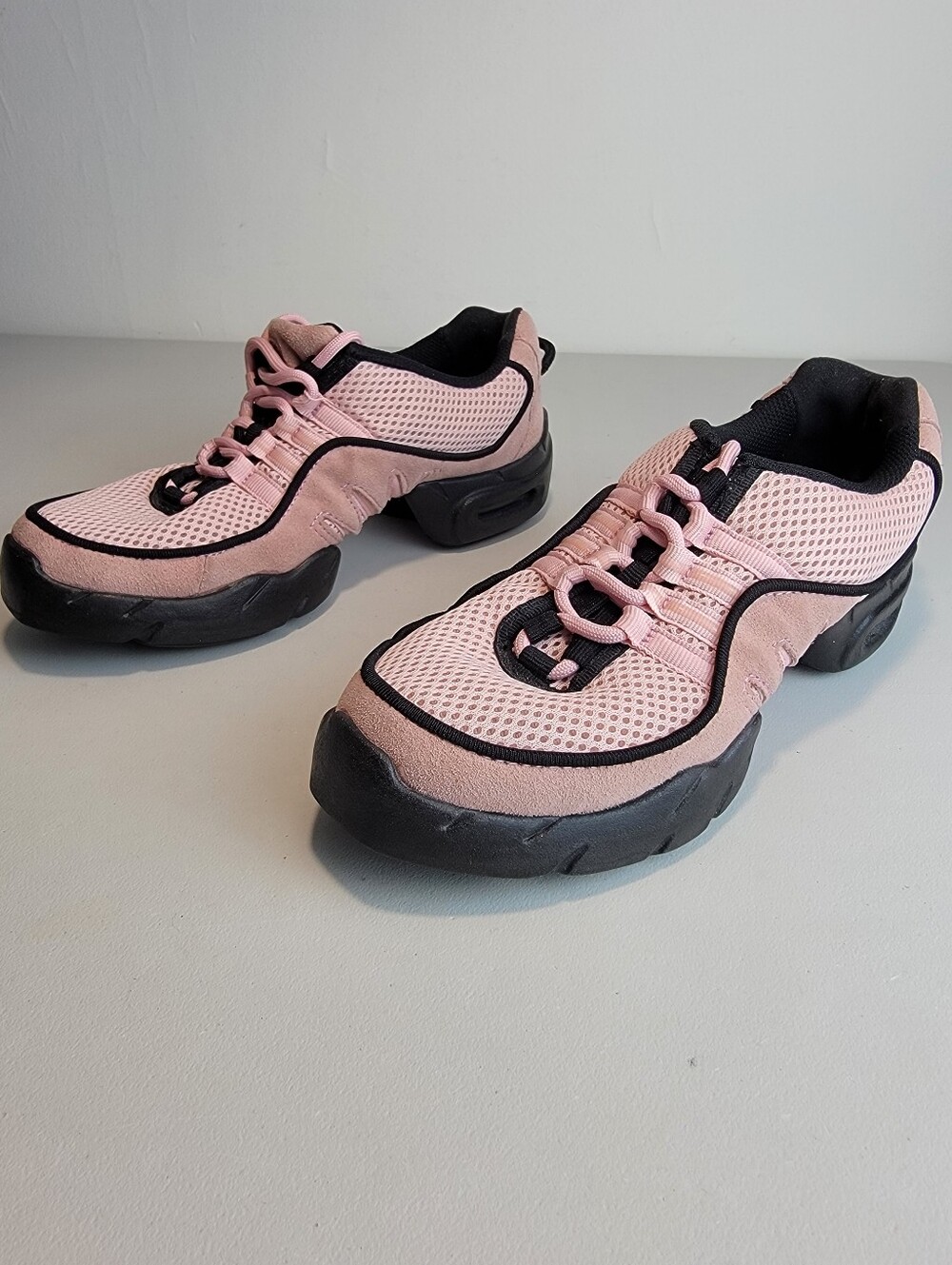 Bloch Adult Boost Mesh Split Sole Dance Sneakers Pink Women's Tag Sz. 8 - READ - Picture 6 of 15